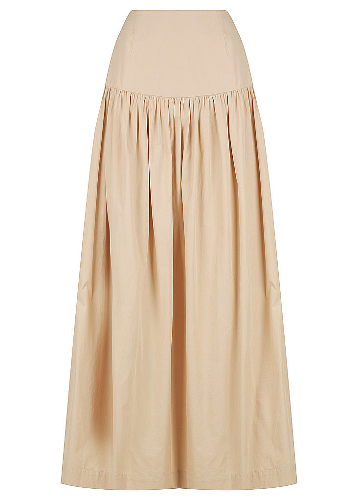 Drop Waist Maxi Skirt