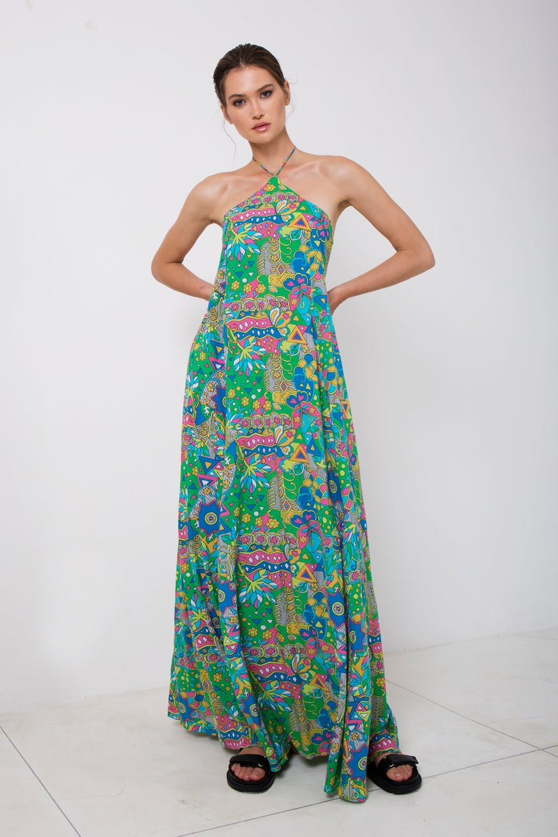 Halterneck Maxi Dress