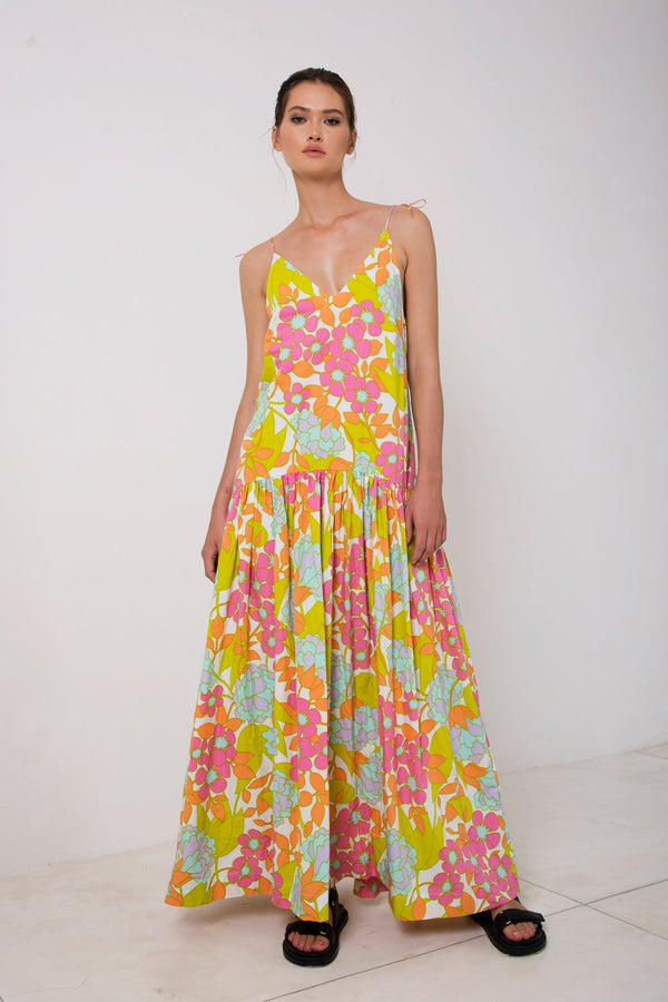 Drop Waist Maxi Dress