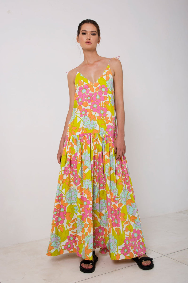 Drop Waist Maxi Dress