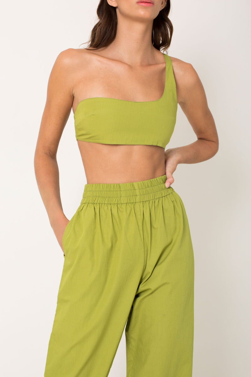 One Shoulder Crop