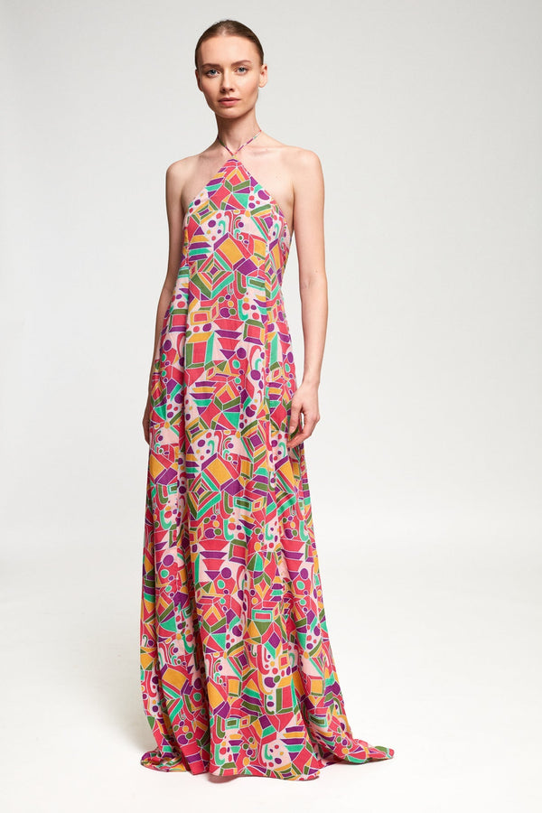 Halterneck Maxi Dress