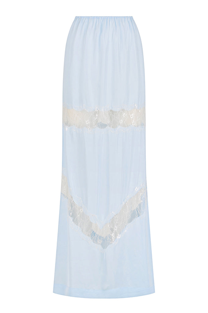 Lace Panel Slip | Lace Panel Maxi Skirt