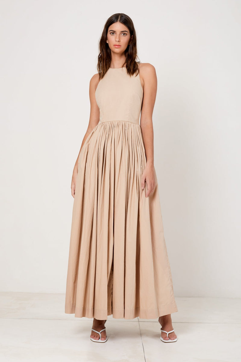 High Neck Maxi Dress