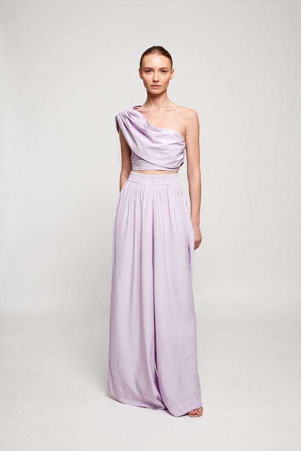 Elasticised Wide Leg Pant