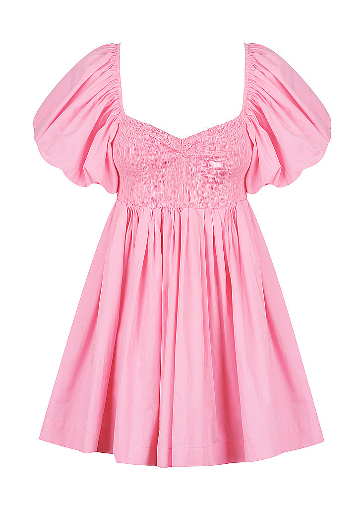 Puff Sleeve Babydoll Dress