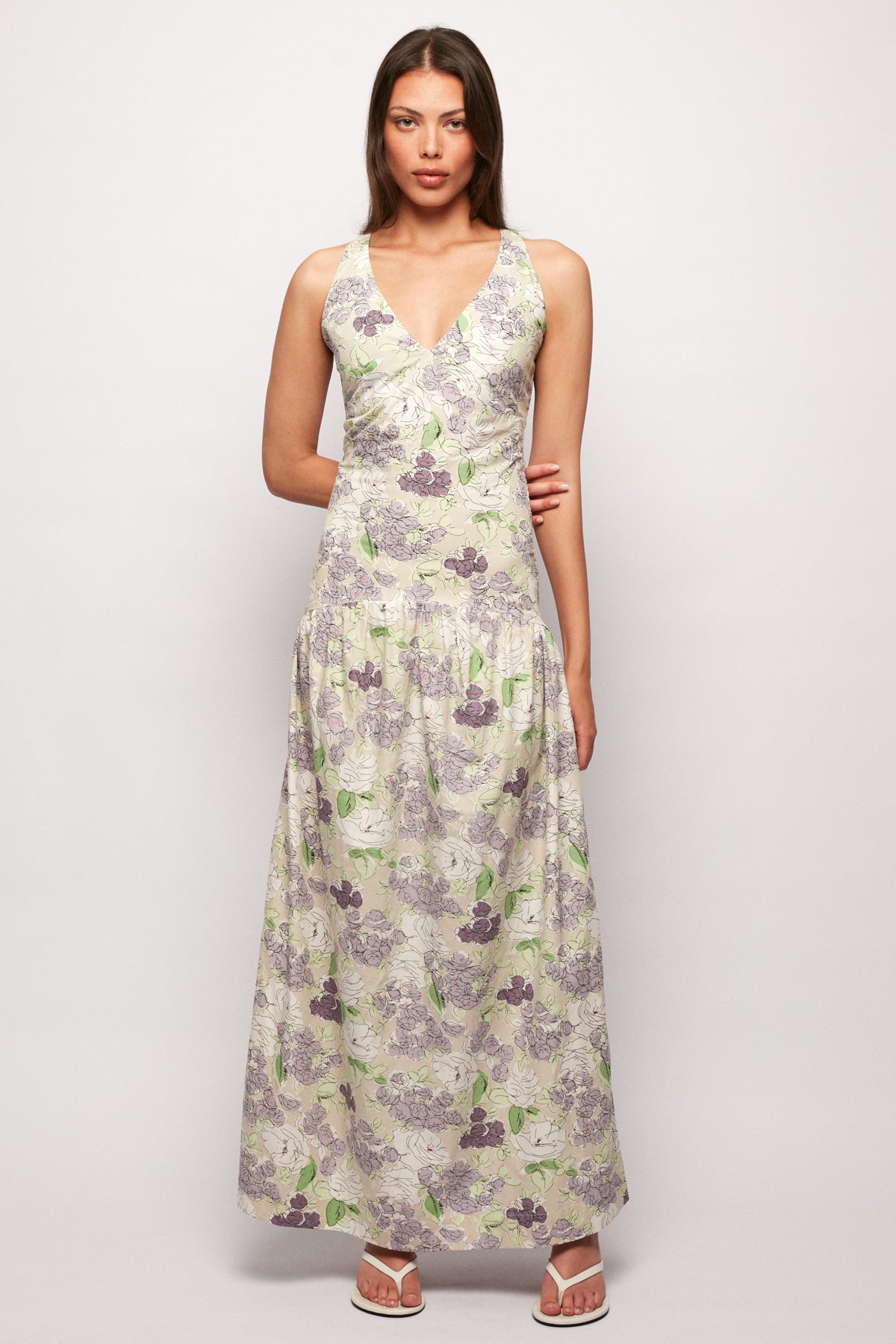 Drop Waist V Maxi  S/W/F Boutique - International