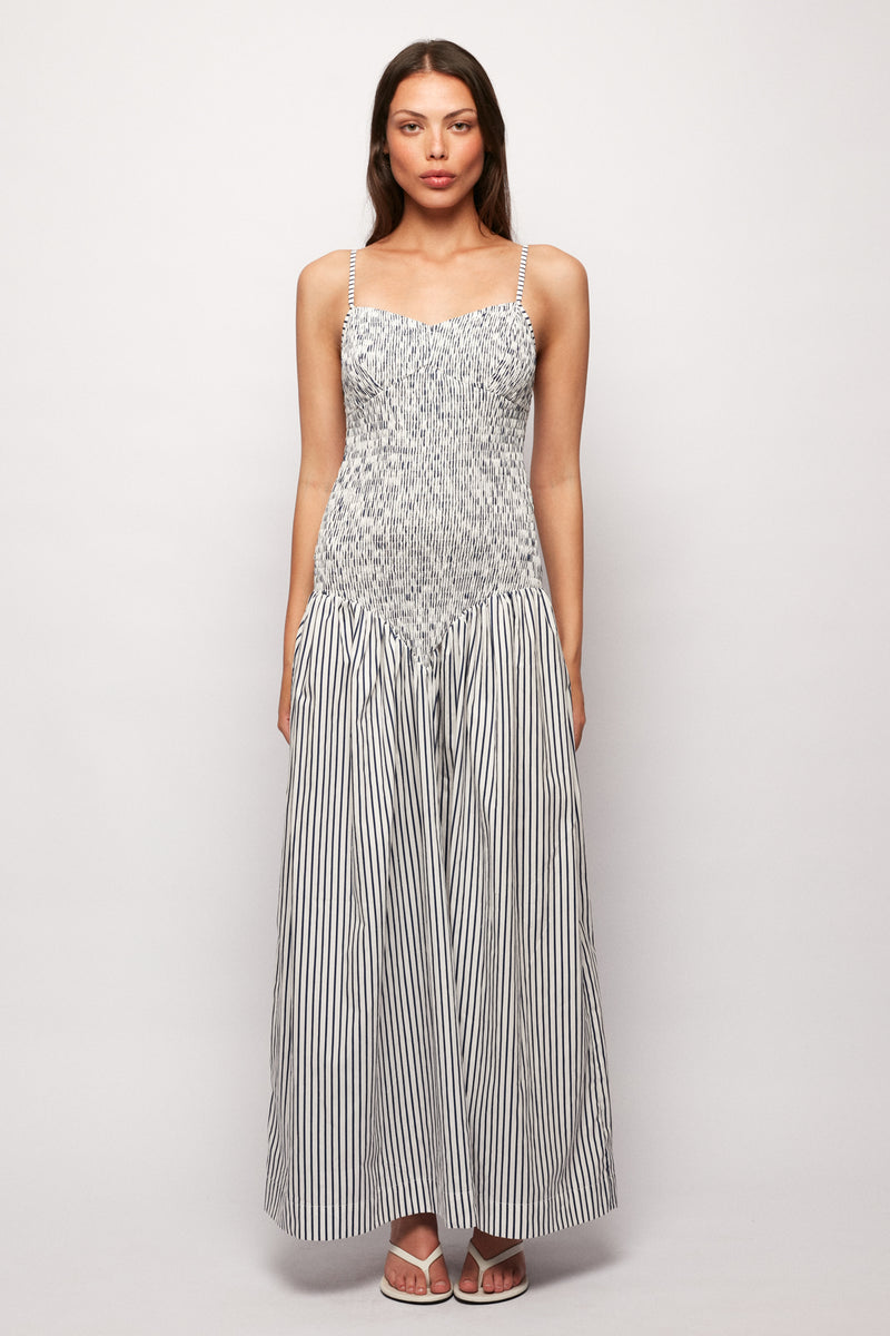 Smocked Bodice Maxi, S / Linework