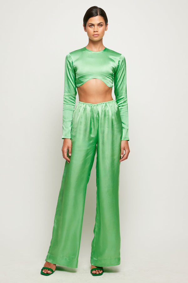Sculpted Long Sleeve Crop | Relaxed Pant