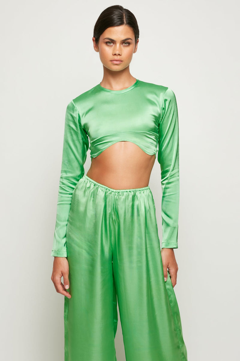 Sculpted Long Sleeve Crop | Relaxed Pant