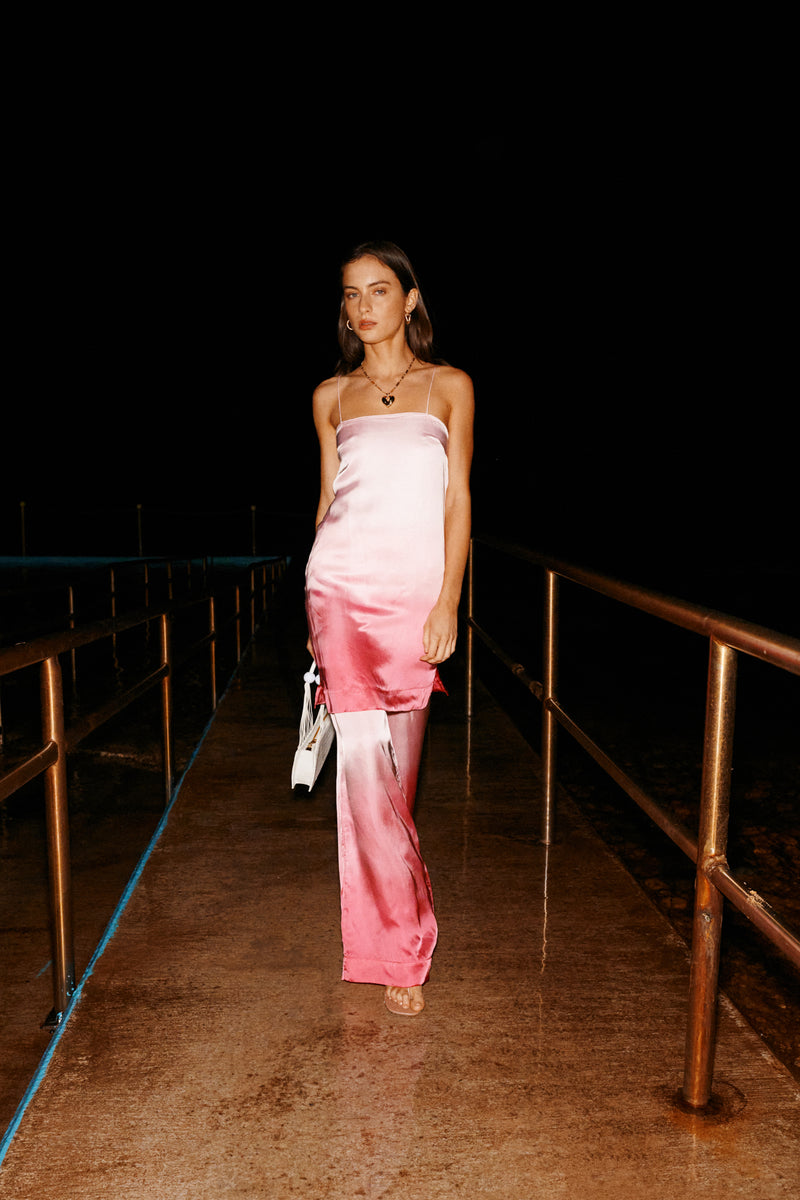 Spaghetti Strap Slip Mini | Relaxed Pant