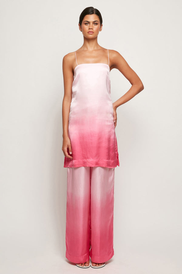 Spaghetti Strap Slip Mini | Relaxed Pant