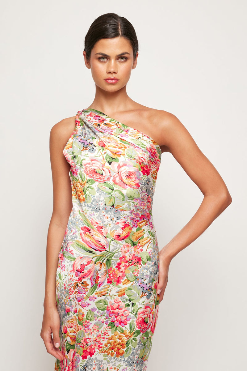 Asymmetric Bias Cut Midi