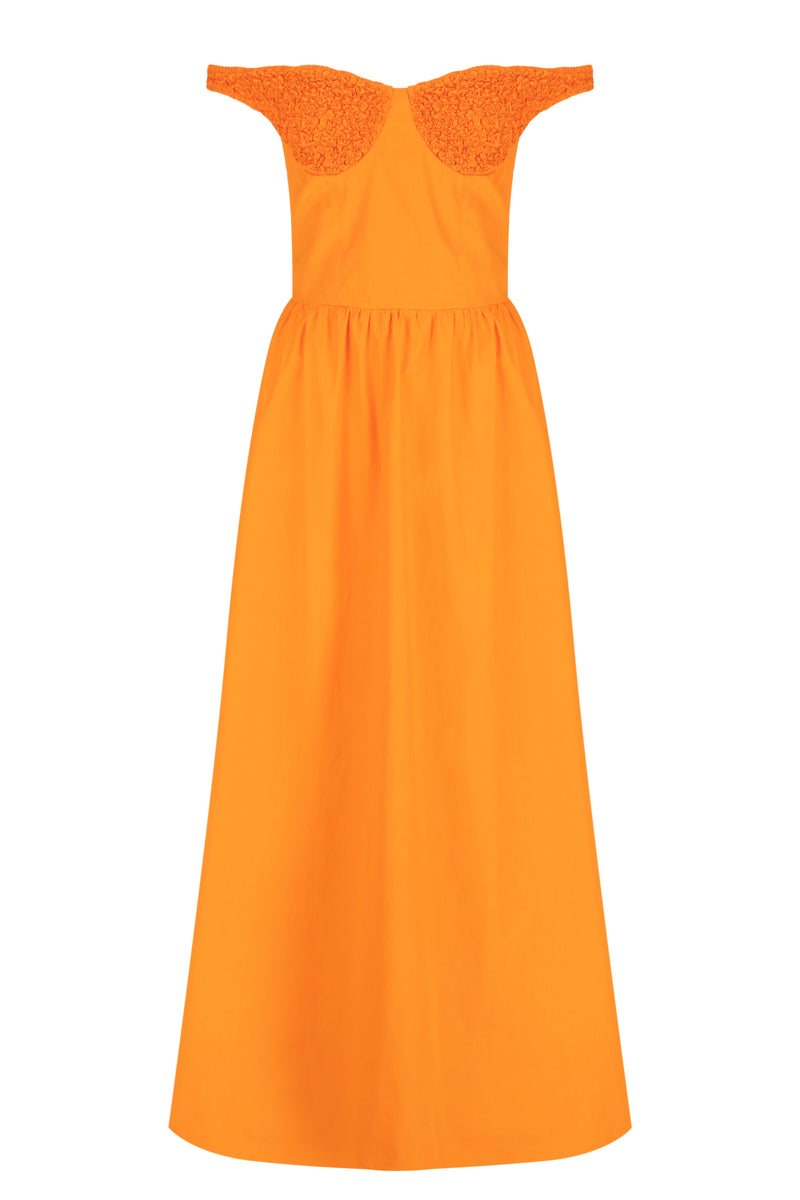 Off Shoulder Bodice Maxi