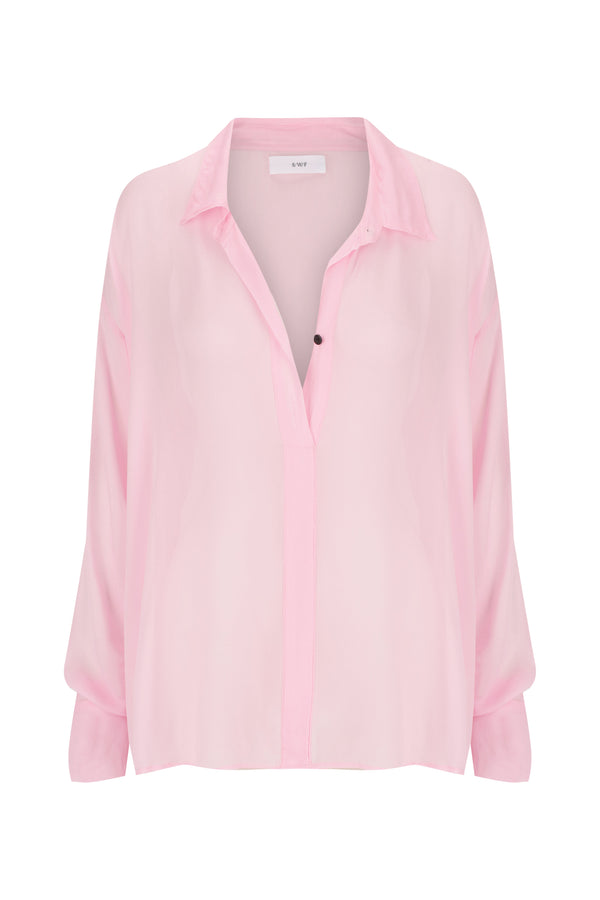 Sheer Oversized Shirt