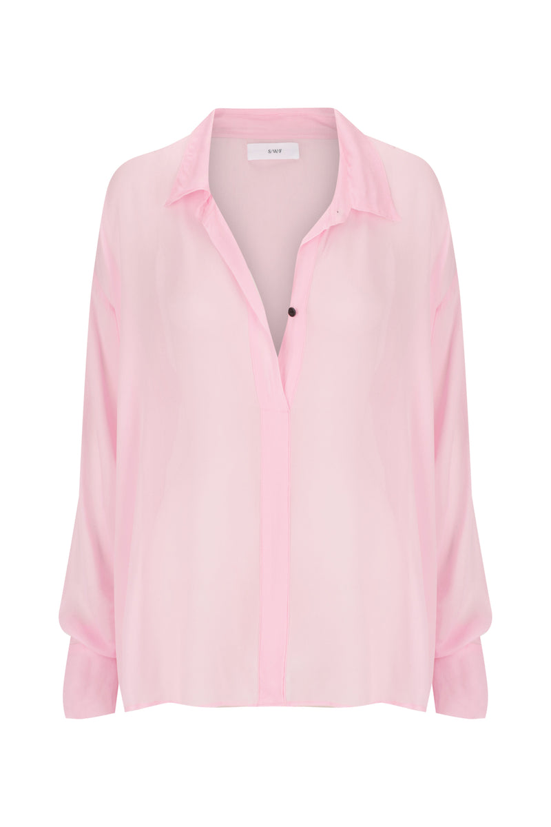 Sheer Oversized Shirt