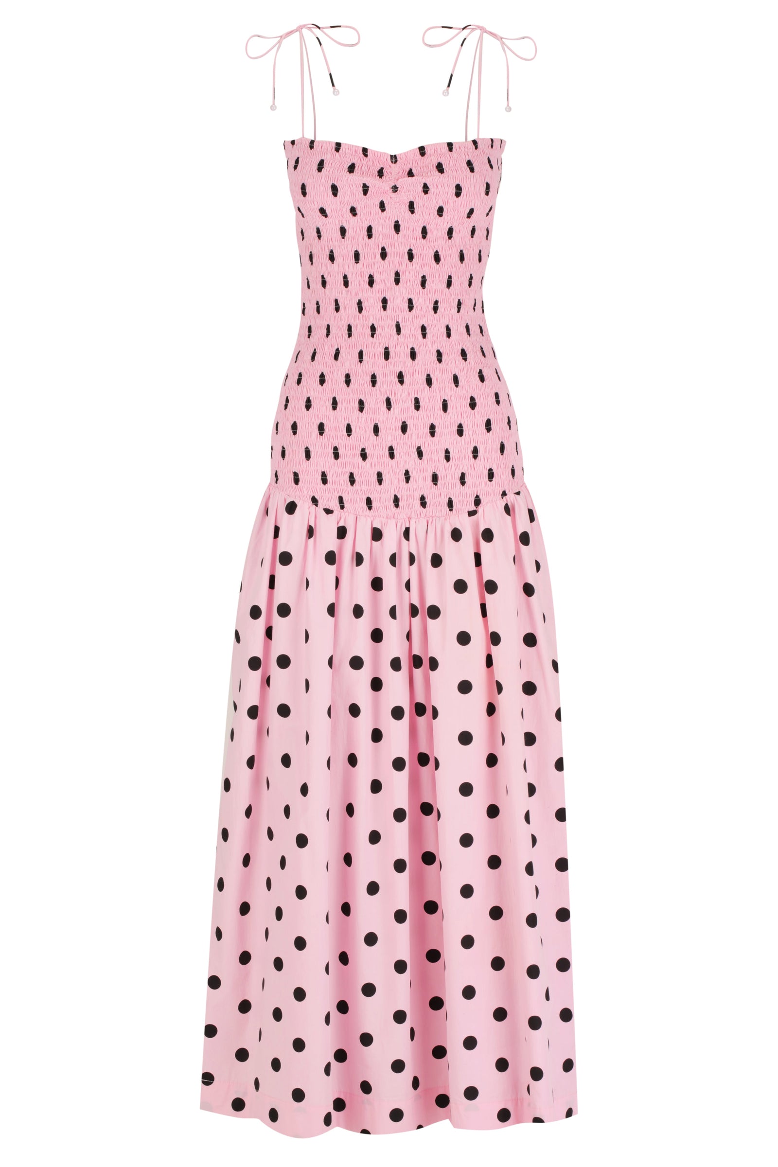 Shirred Drop Hem Maxi – S/W/F Boutique