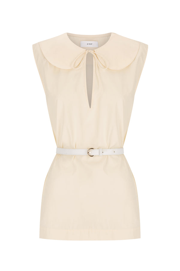 Petal Collar Top