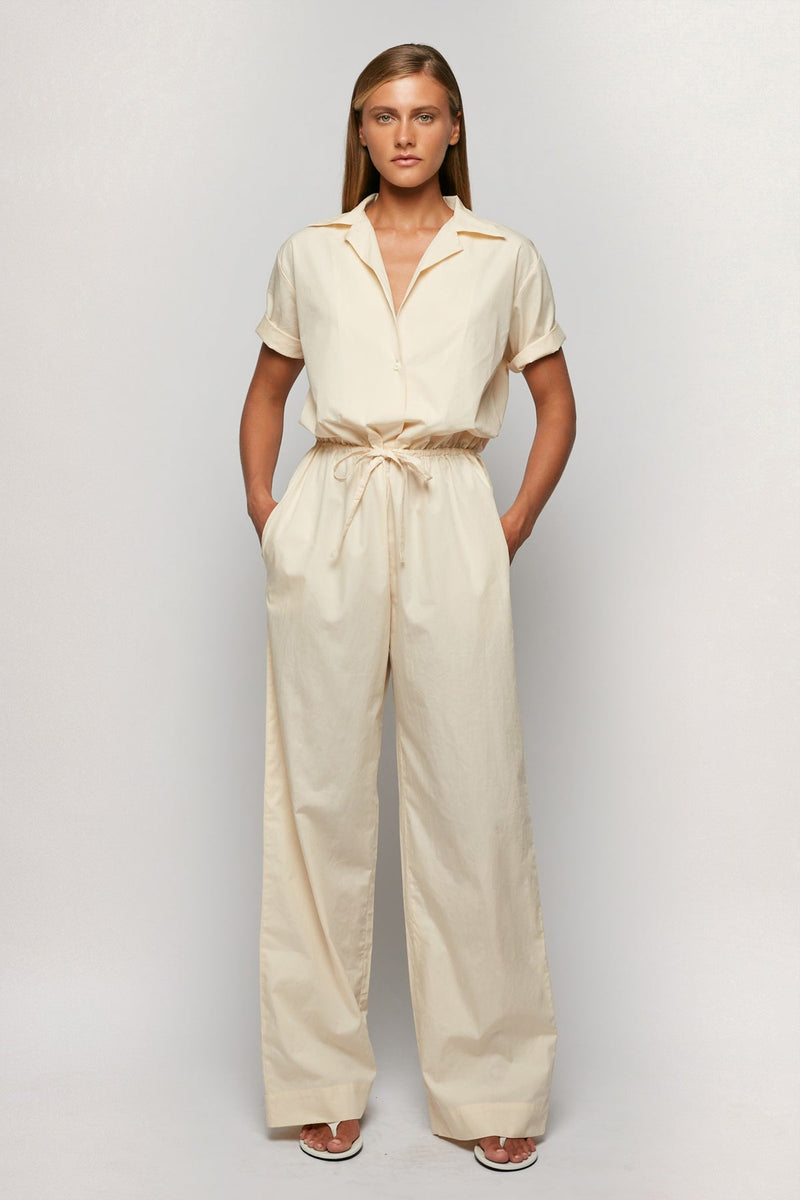 Shirt Style Jumpsuit