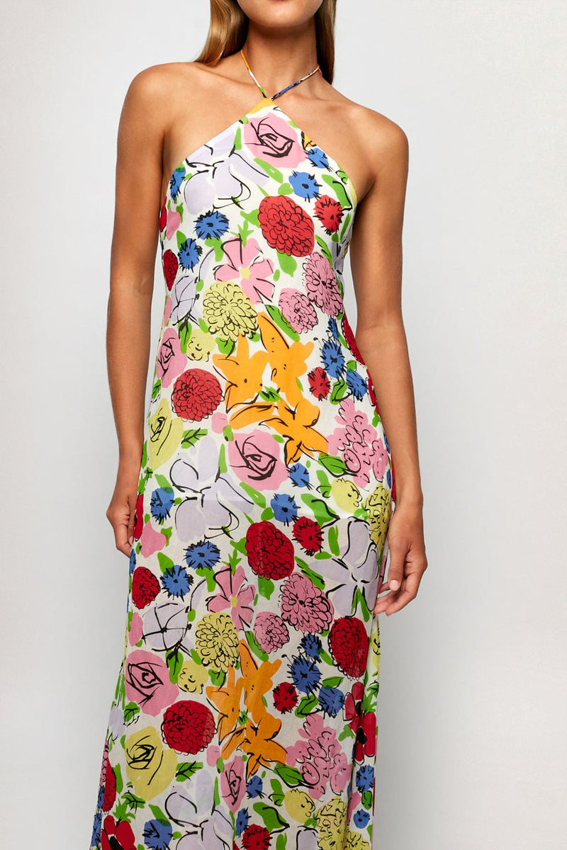 Halterneck Maxi Dress