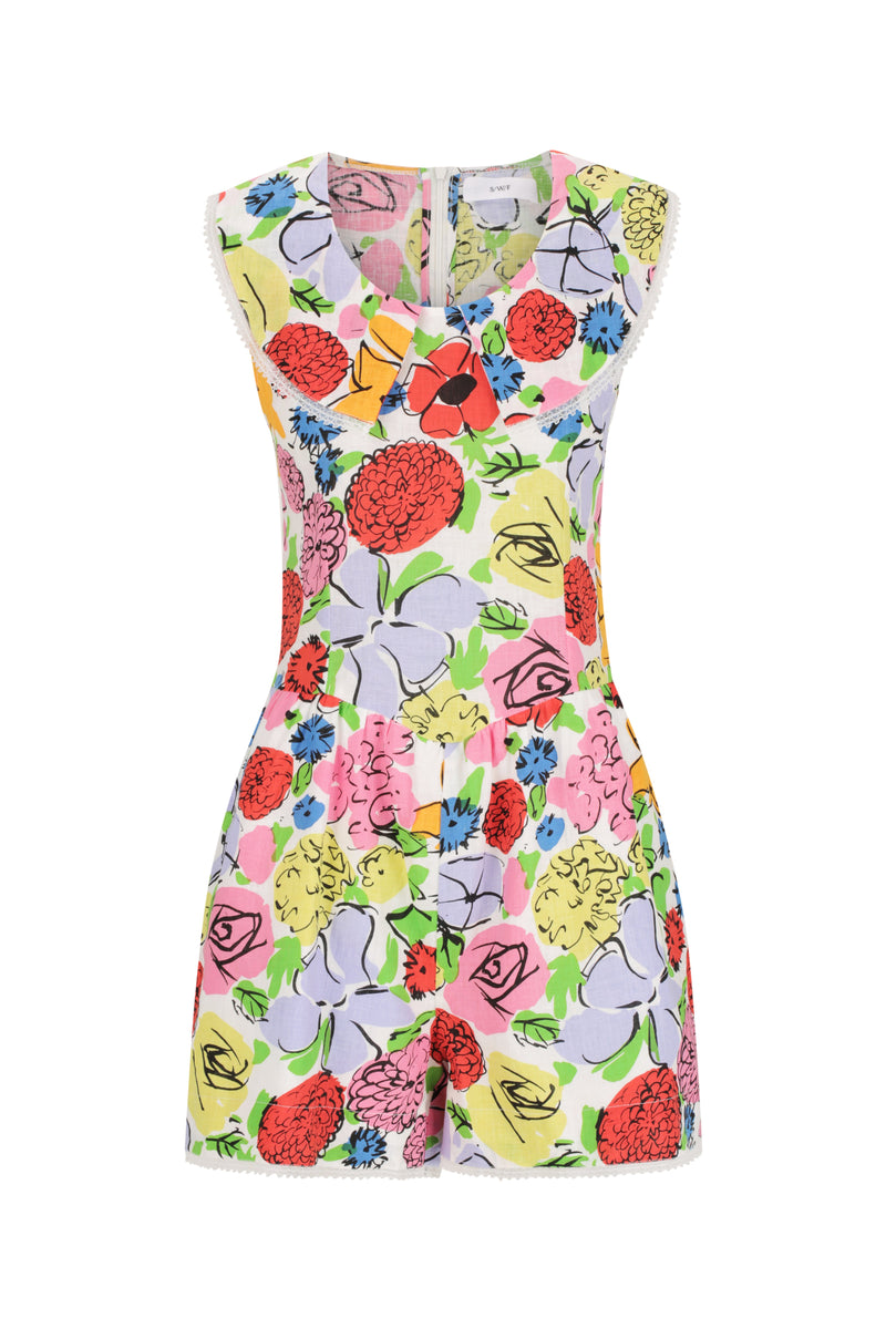 Sailor Collar Romper