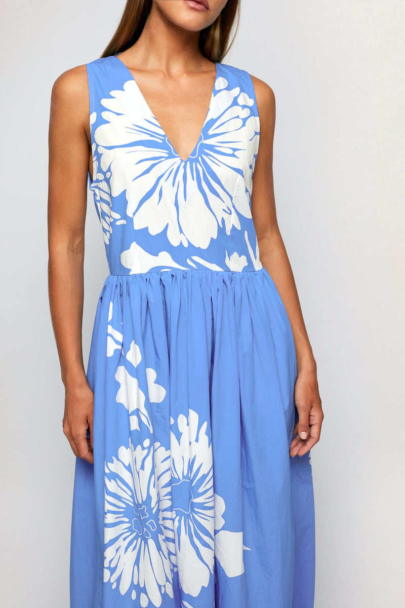 V Neck Midi