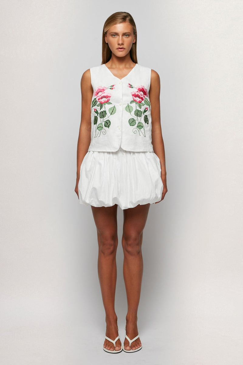 Embroidered Vest | Balloon Mini