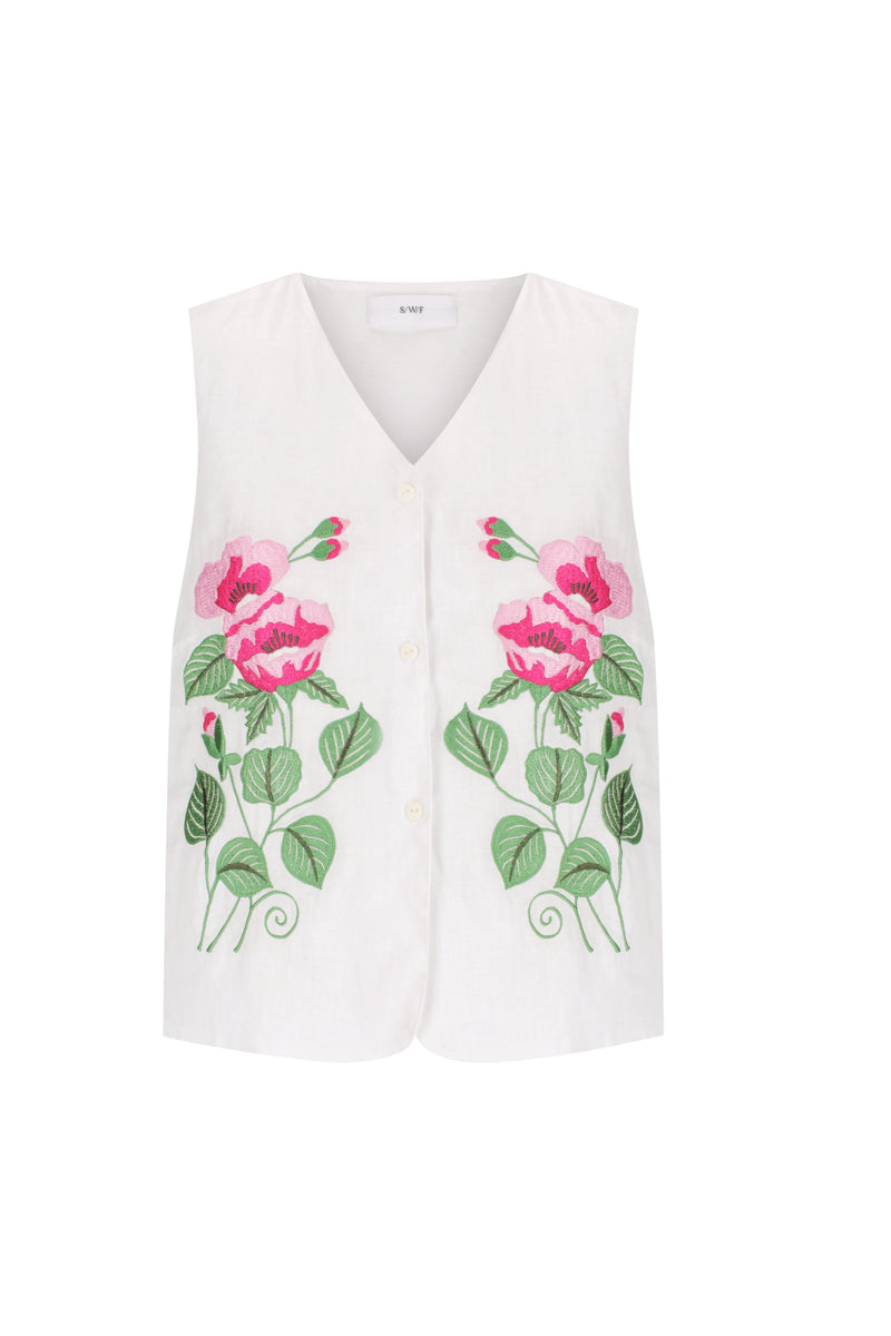 Embroidered Vest | Balloon Mini