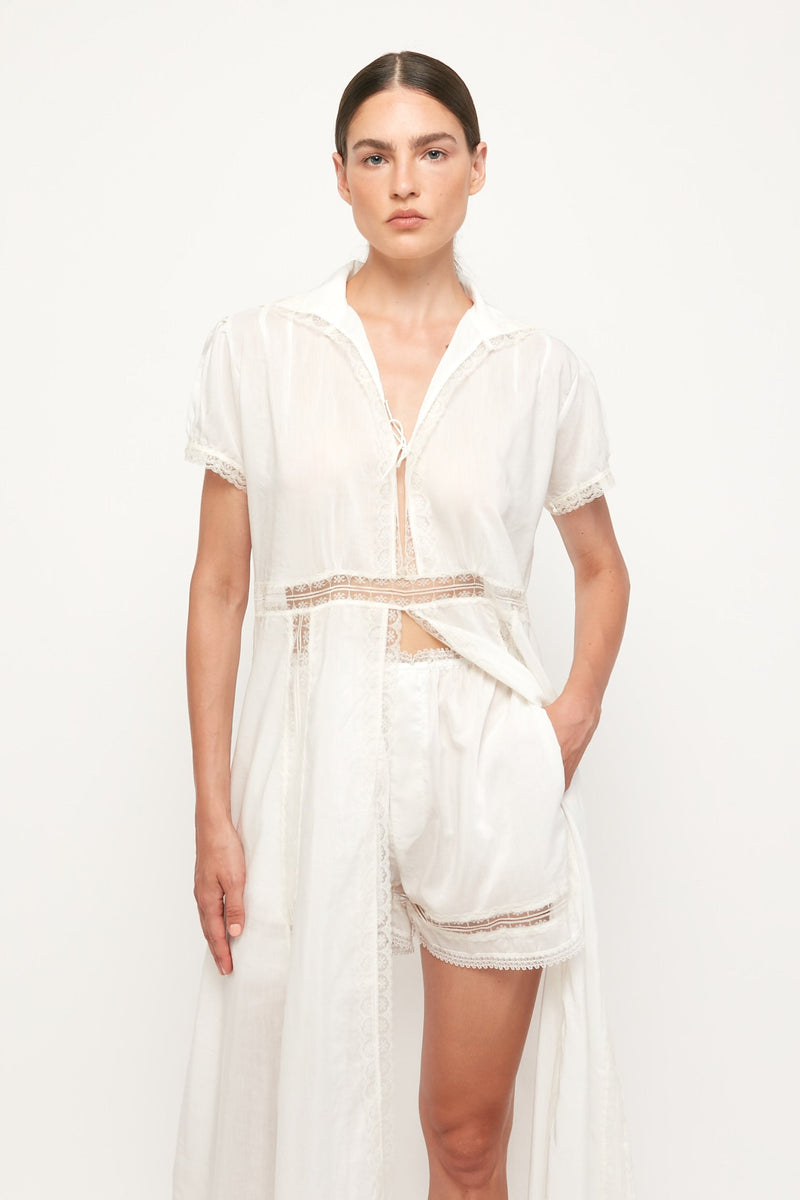 Lace Trim Pelisse | Lace Trim Short