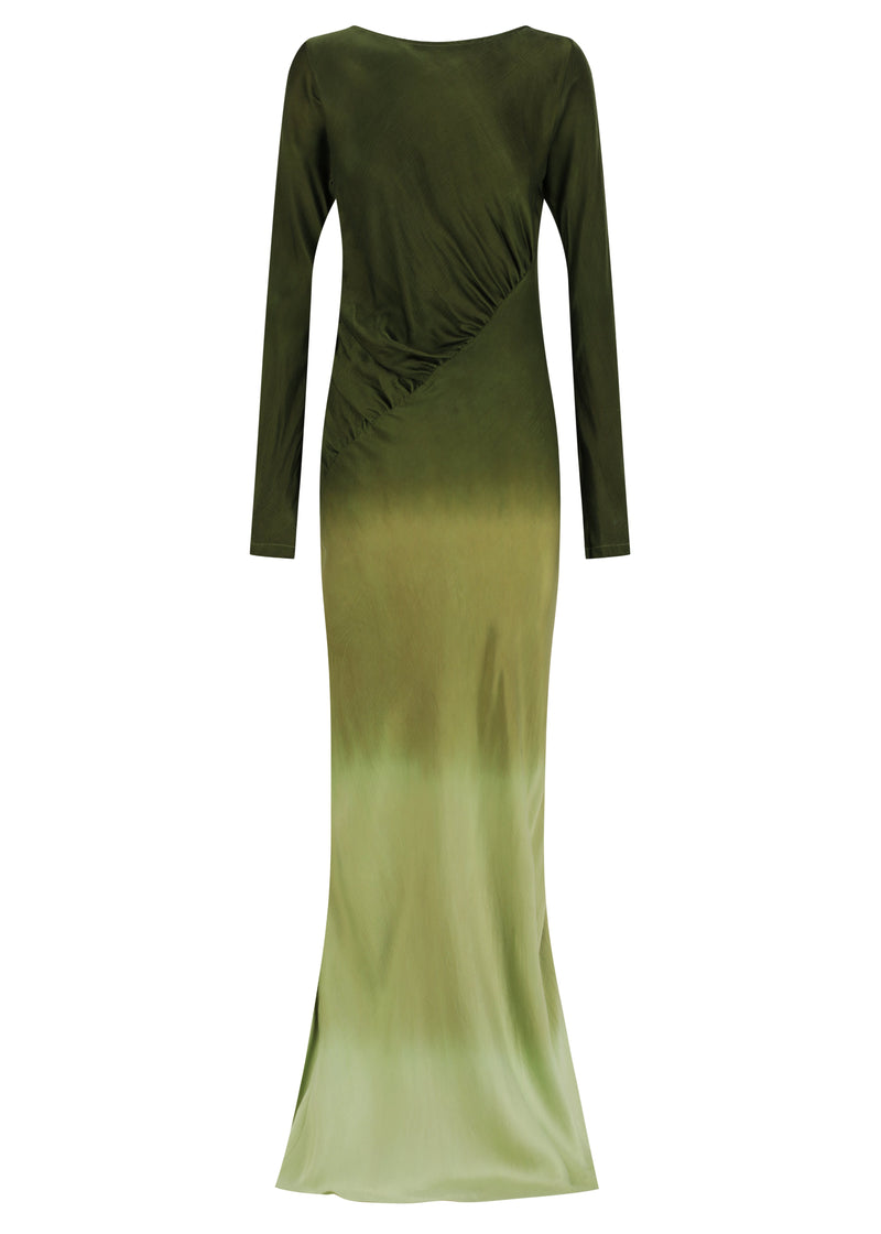 Fluid Drape Maxi, XL / Olive Merage | S/W/F Boutique Fluid Drape Maxi, XL / Olive Merage | S/W/F Boutique