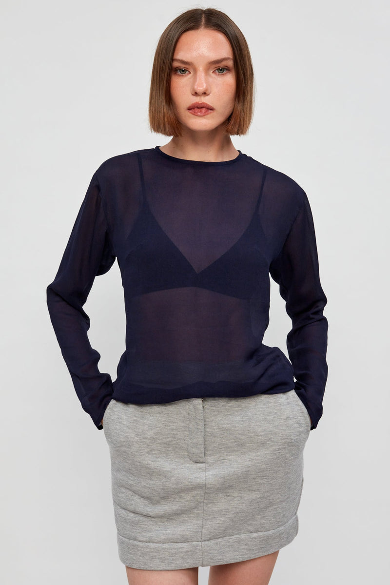Classic Round Neck Top | Jersey Mini Skirt