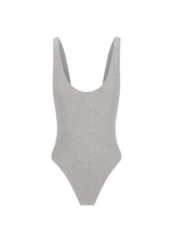 Ribbed Fitted Bodysuit