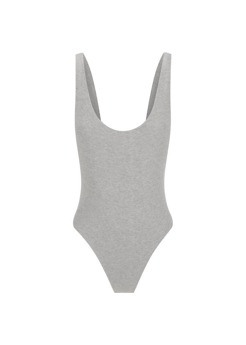 Ribbed Fitted Bodysuit