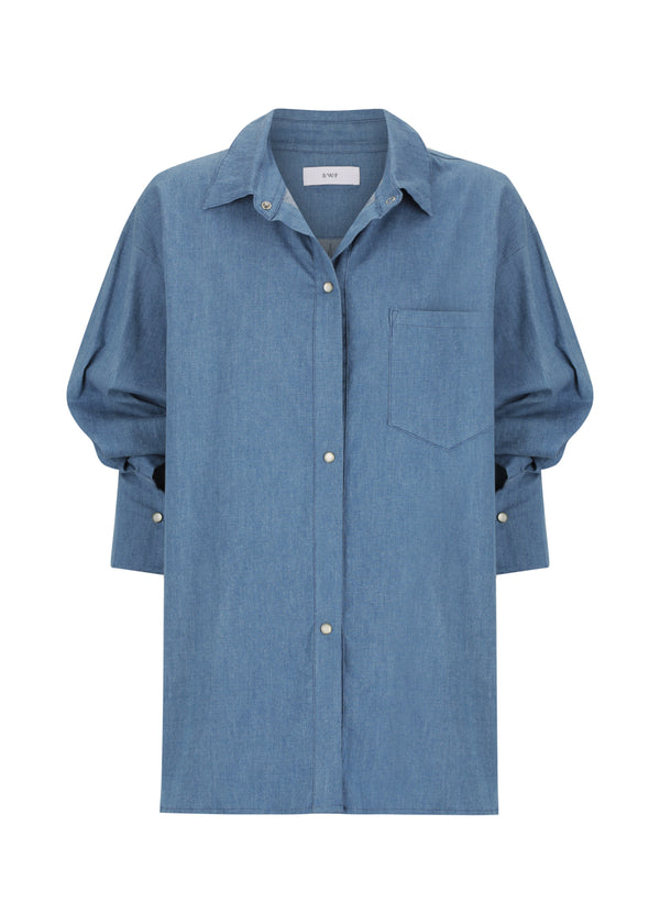 Oversized Denim Shirt