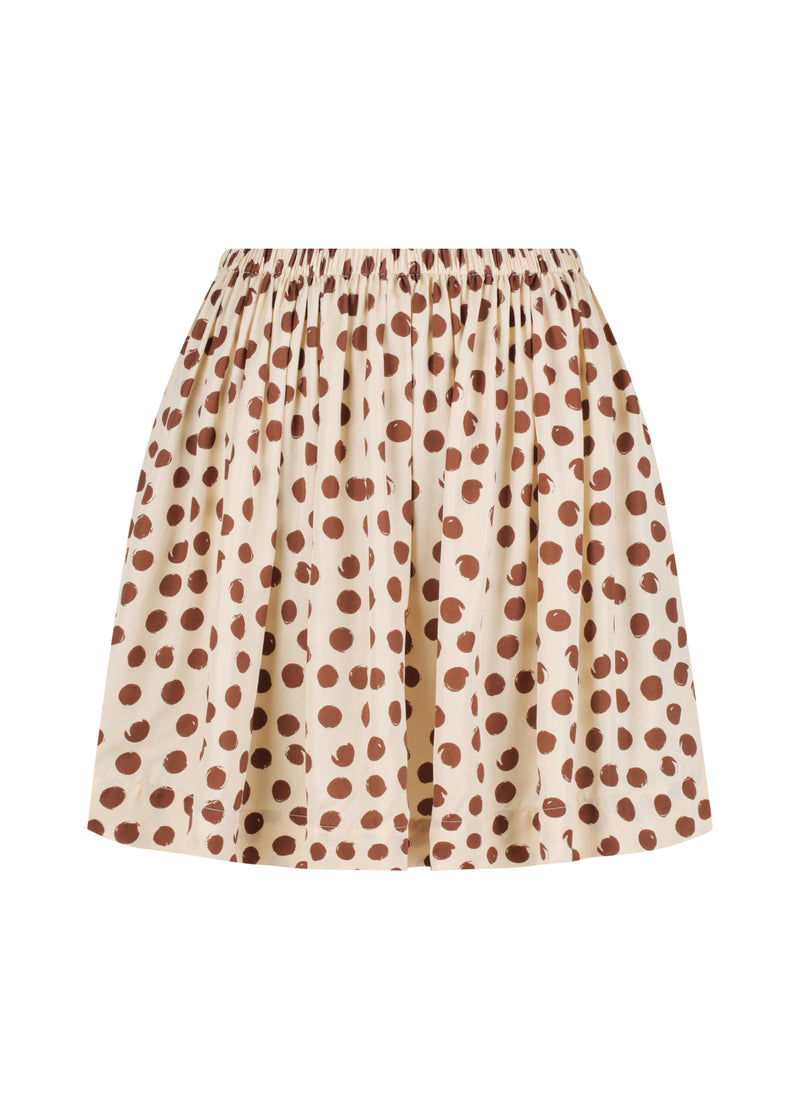 Elastic Waist Mini Skirt