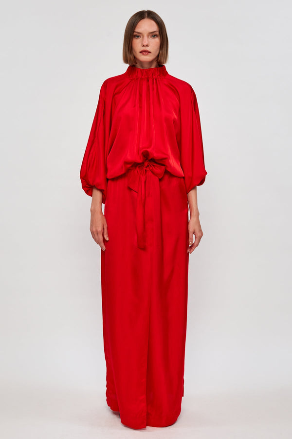 High Neck Maxi Dress