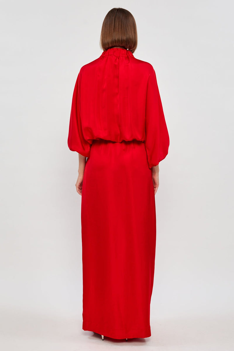 High Neck Maxi Dress
