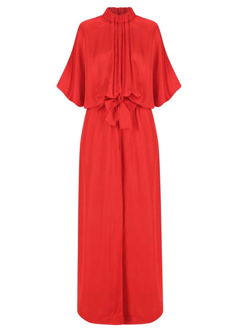 High Neck Maxi Dress