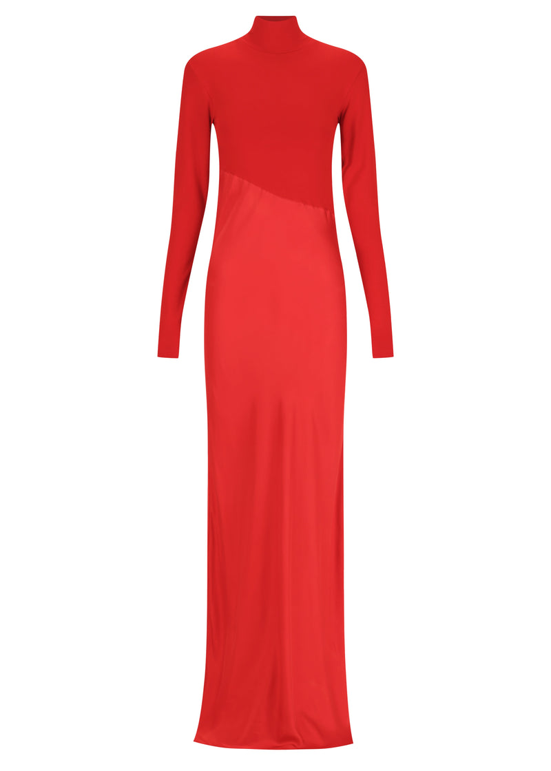 Asymmetric Split Maxi Dress | Ruby Veil | Elegant Viscose Blend | SWF Boutique S/W/F Boutique - International Asymmetric Split Maxi Dress | Ruby Veil | Elegant Viscose Blend | SWF Boutique S/W/F Boutique - International