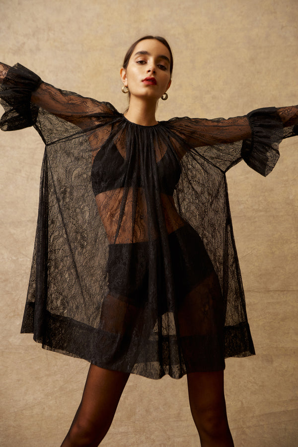 Tiered Sleeve Mini