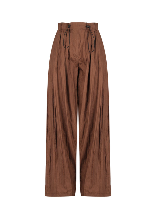 Parachute Draped Wide-Leg Pant