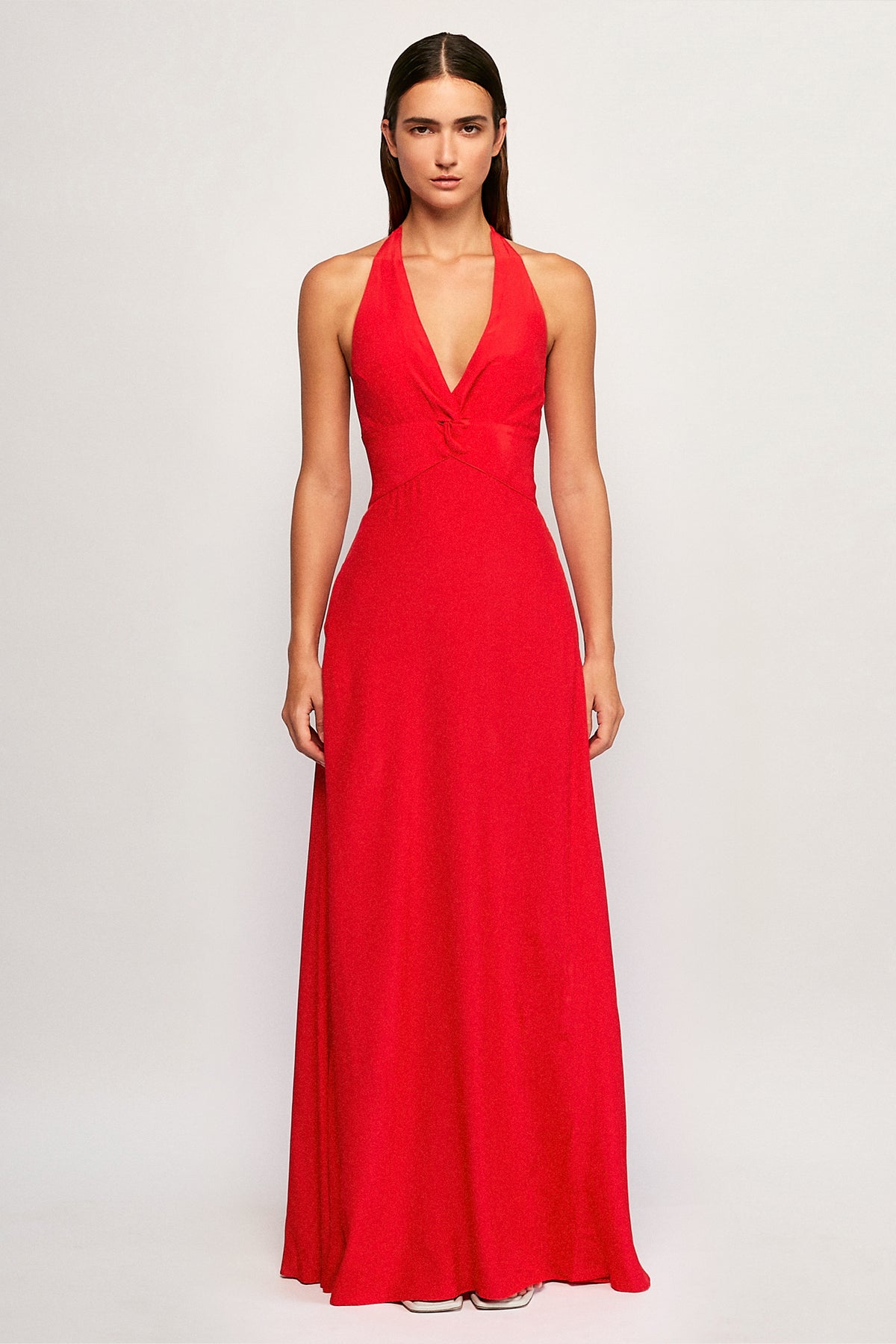 SWF Twist Front Maxi Dress in Red - Size Xs SWF Twist Front Maxi Dress in Red - Size Xs