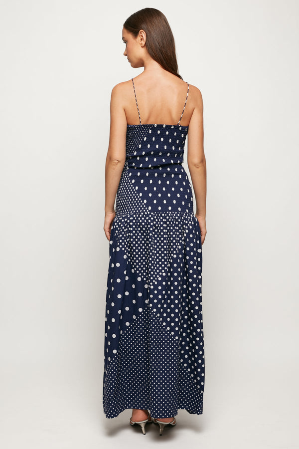 Spaghetti Strap V Neck Maxi