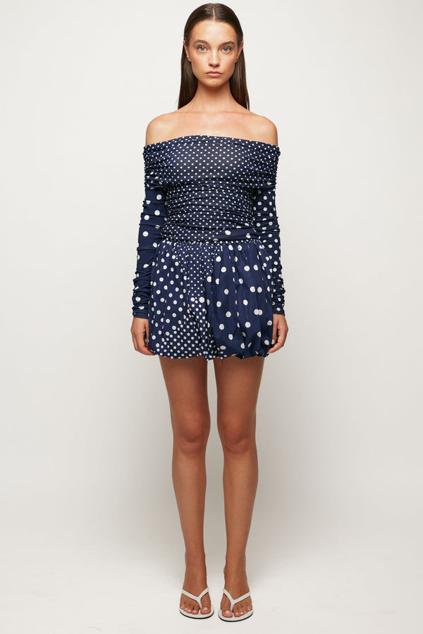 Off Shoulder Wrap Top | Balloon Mini