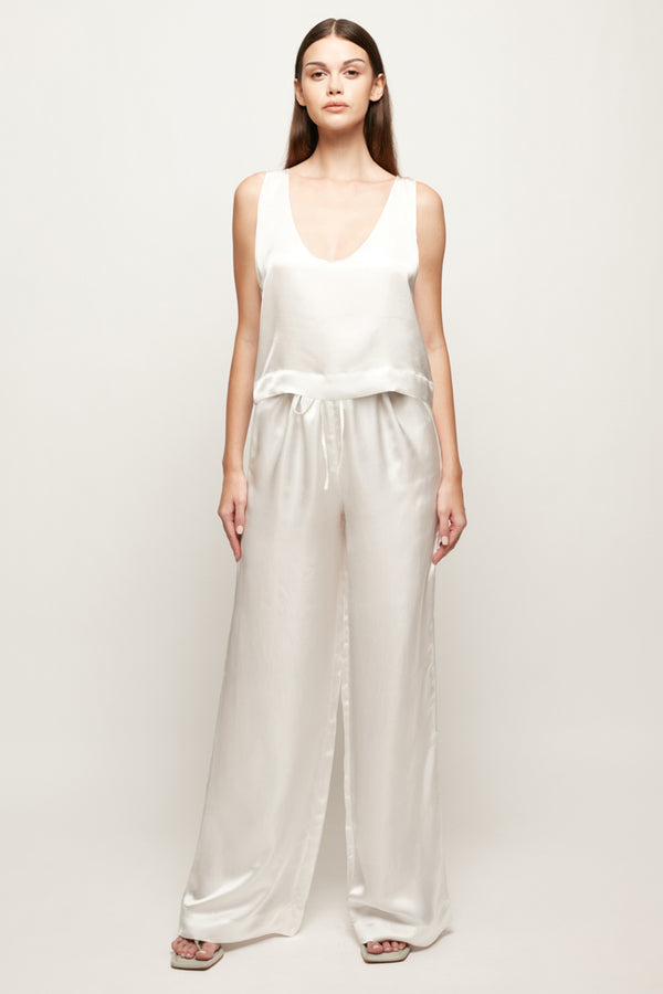 Satin Drawstring Pant