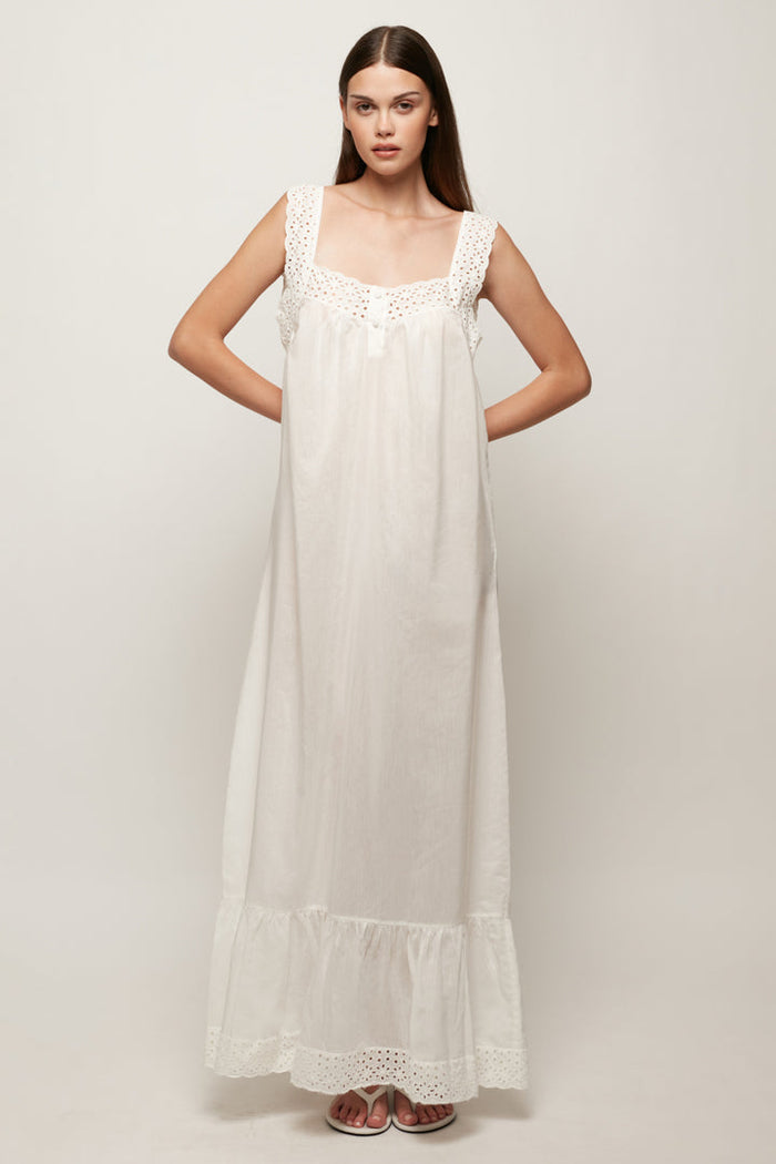 white smock maxi dress Soft Smock Maxi – S/W/F Boutique