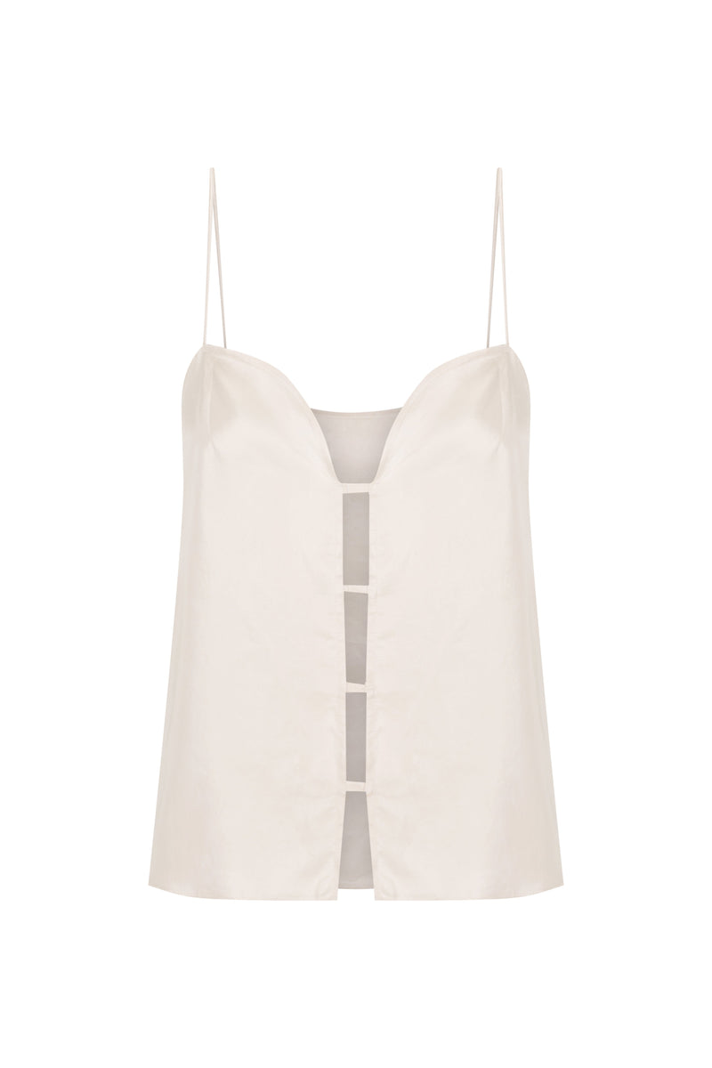 Open Front Sweetheart Singlet | Relaxed Pant