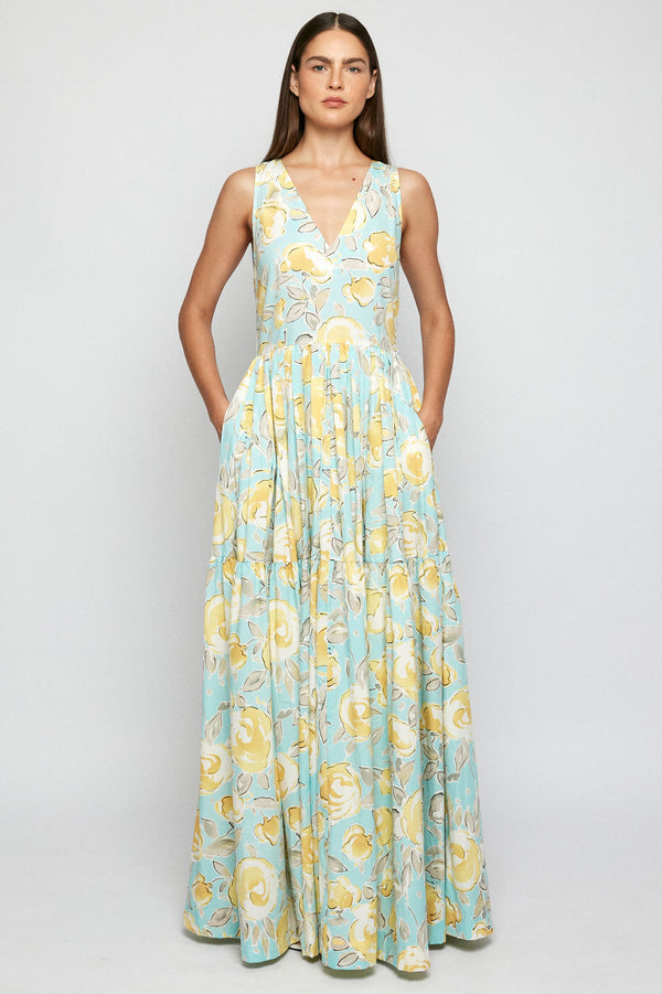 V Neck Maxi