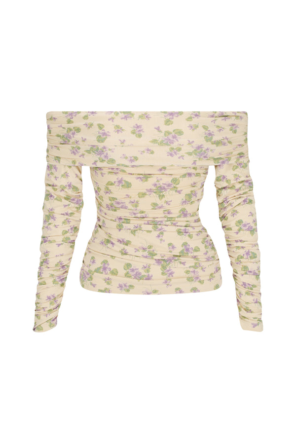 Off Shoulder Wrap Top