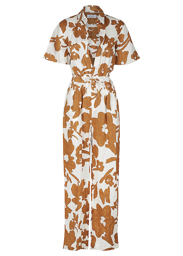 Short Sleeved Jumpsuit